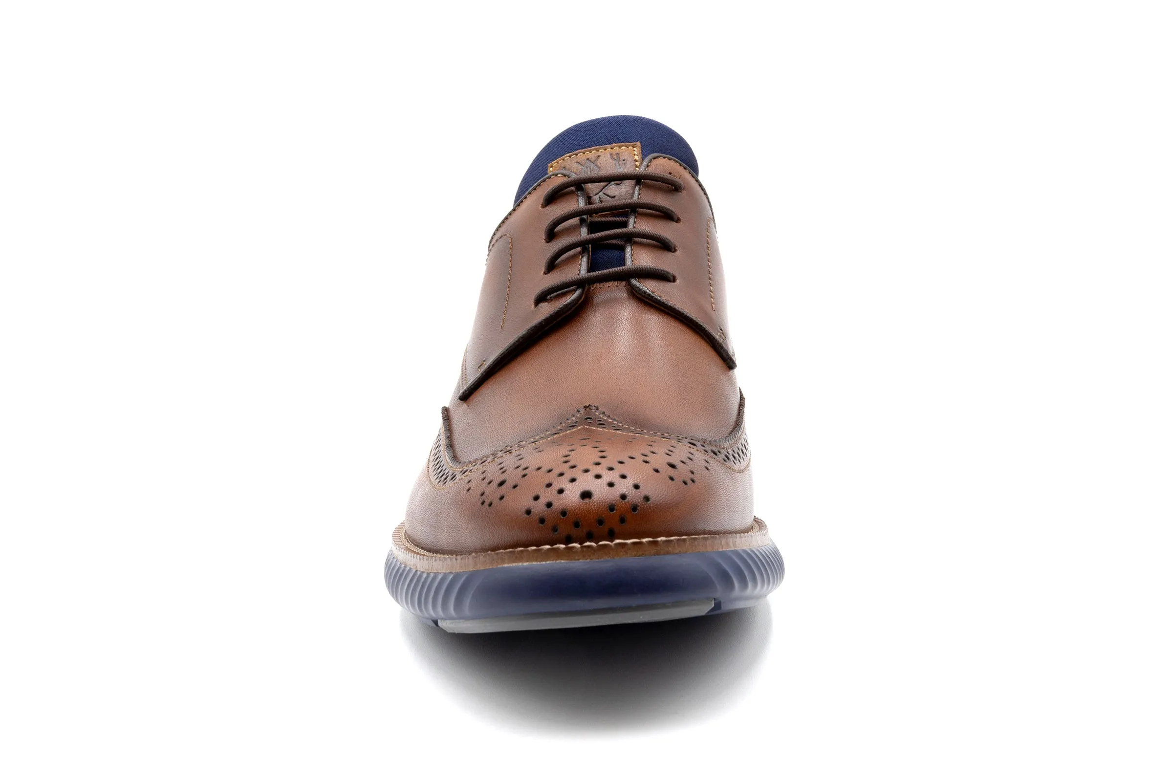 Countryaire Saddle Leather Wingtip - Cigar