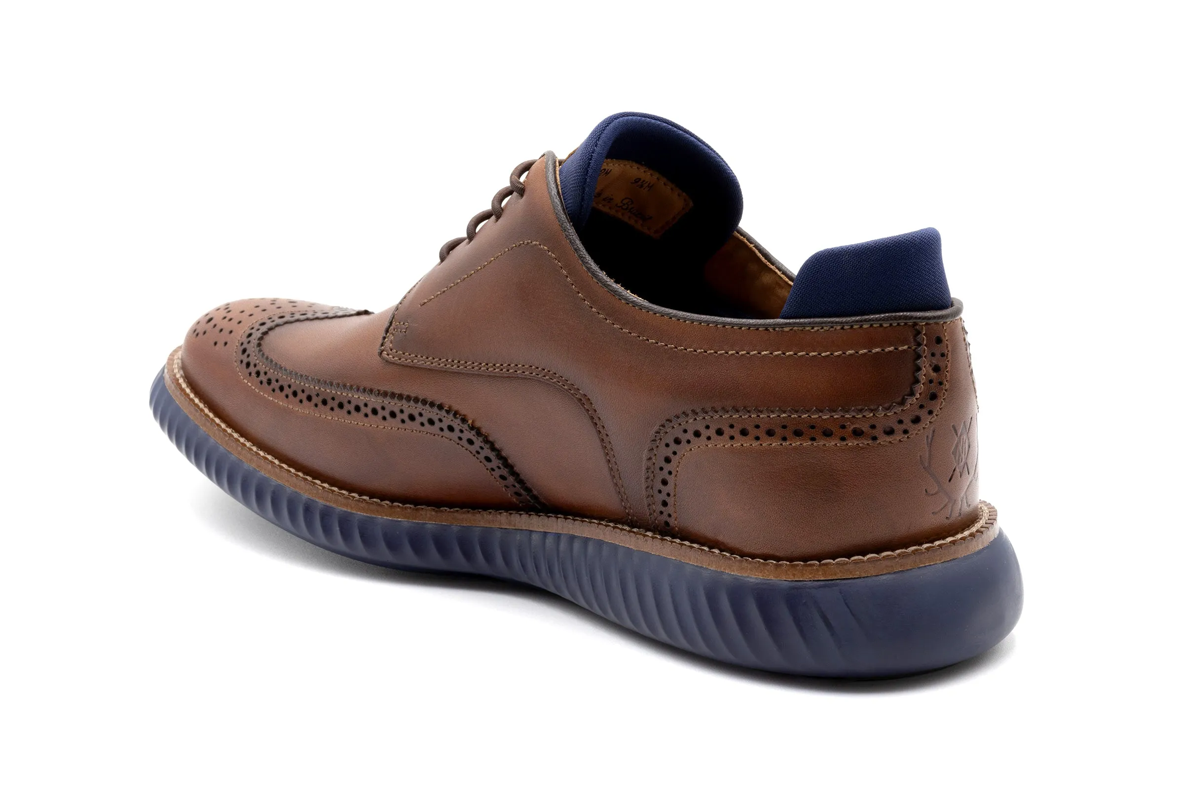 Countryaire Saddle Leather Wingtip - Cigar