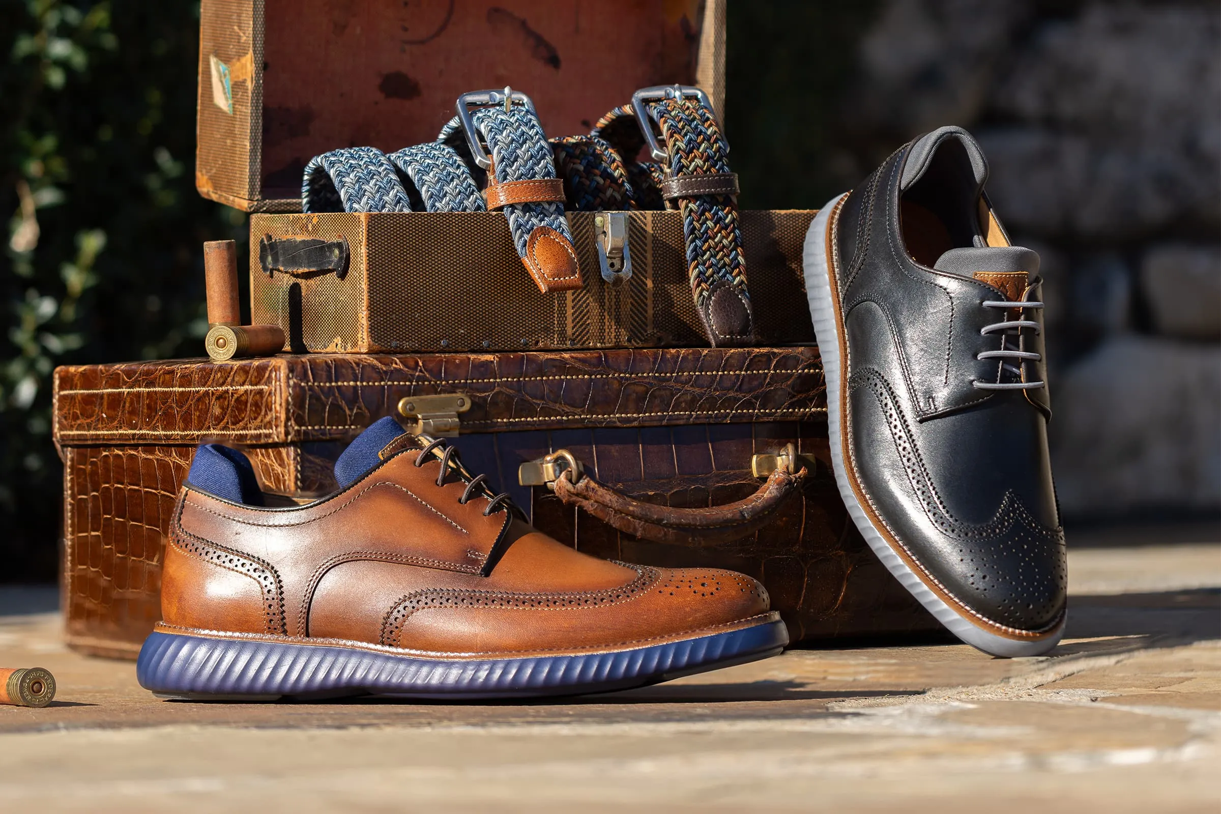 Countryaire Saddle Leather Wingtip - Cigar