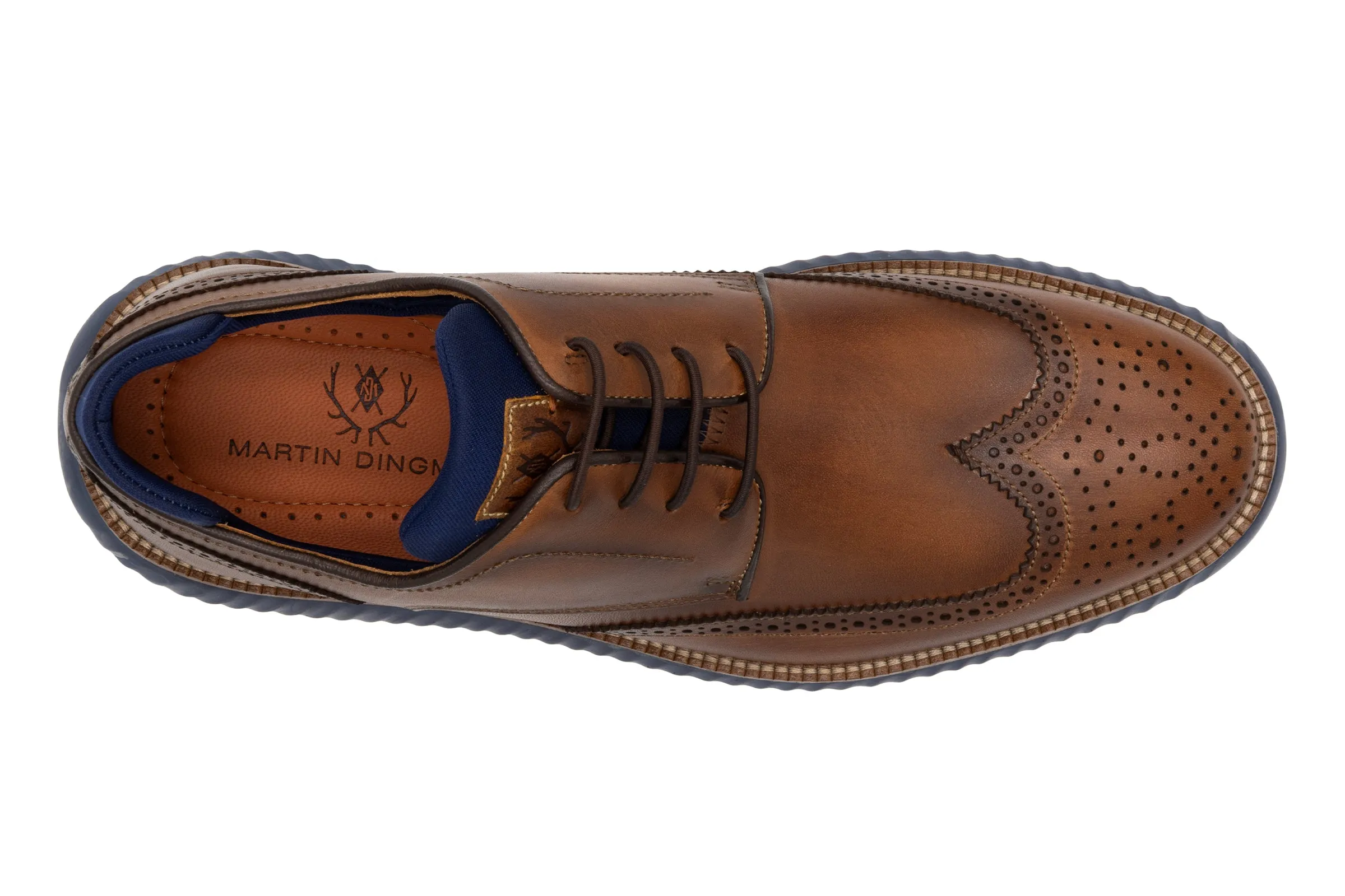 Countryaire Saddle Leather Wingtip - Cigar