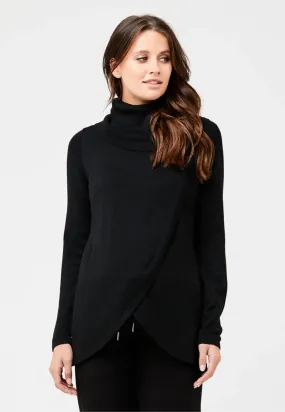 Cowl Neck Nursing Knit Cowl Neck Nursing Knit