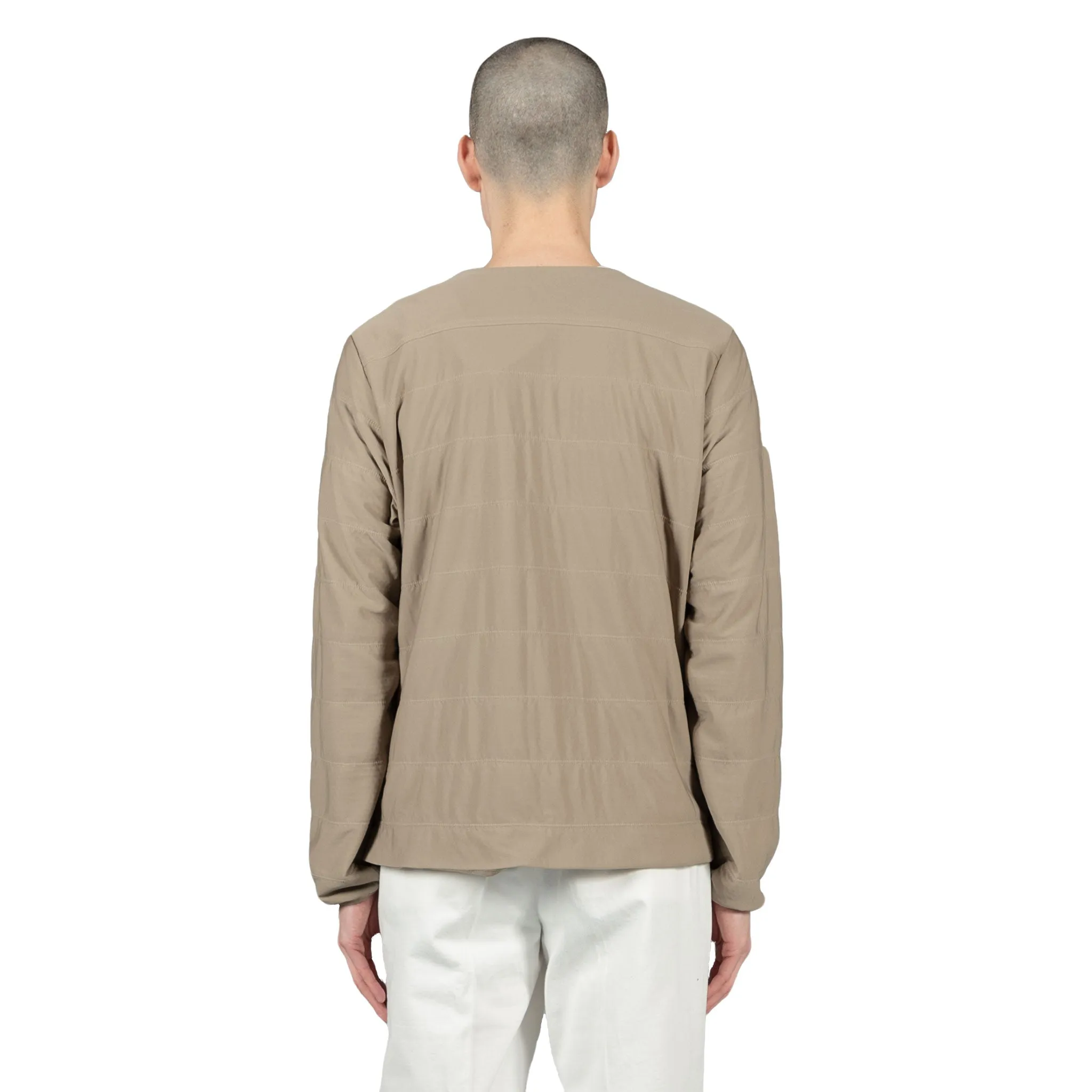 Flexible Insulated Cardigan - Beige