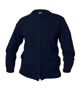 Girls Heavyweight Cardigan - Navy