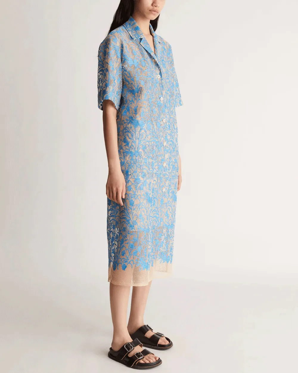 Lapis Rayne Midi Dress