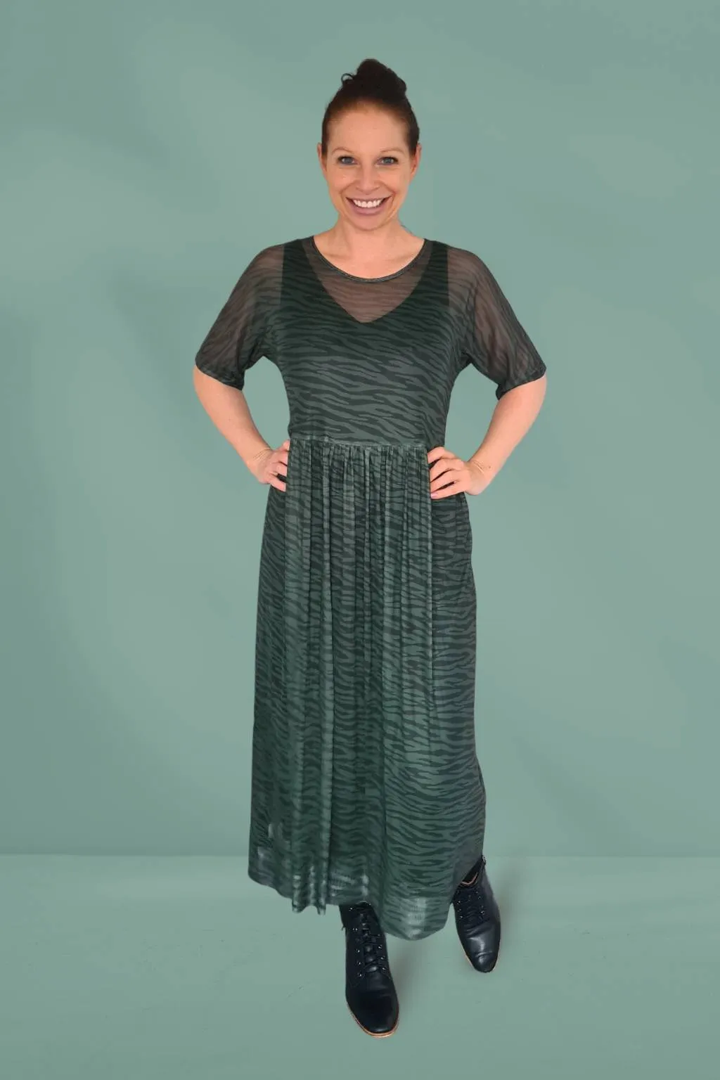 Lemon Tree Sarah Dress and Slip Zebra