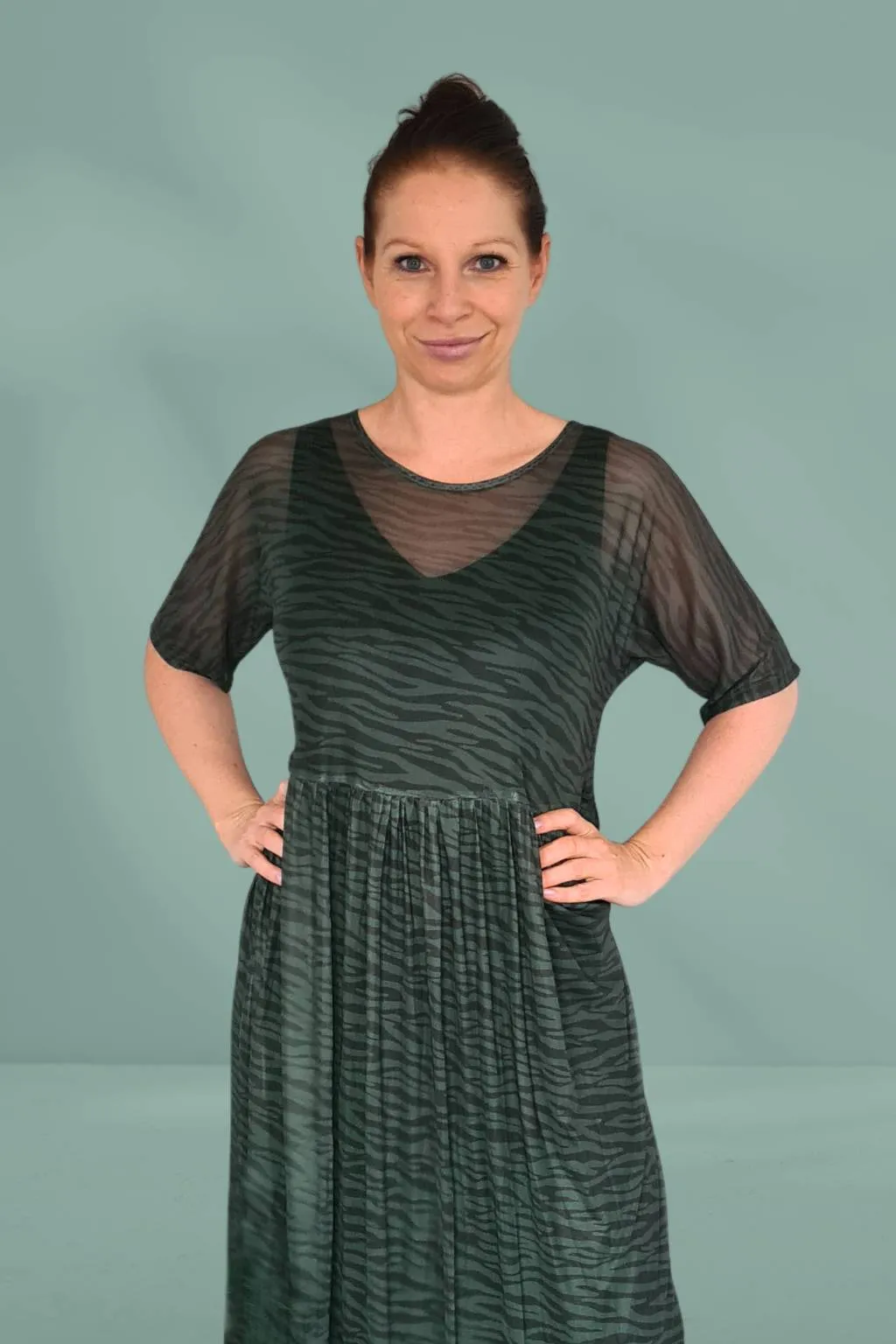 Lemon Tree Sarah Dress and Slip Zebra