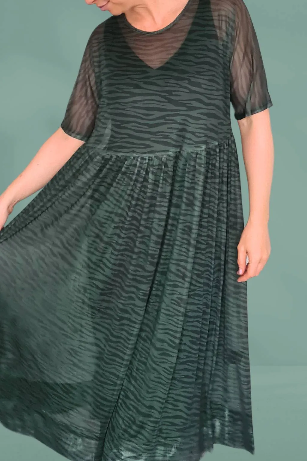 Lemon Tree Sarah Dress and Slip Zebra