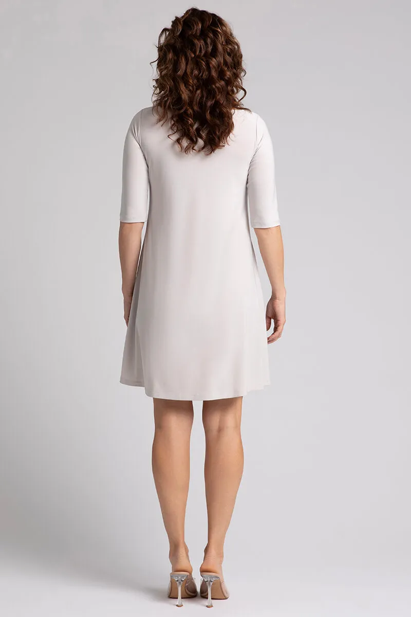Nu Trapeze Dress | Cashew