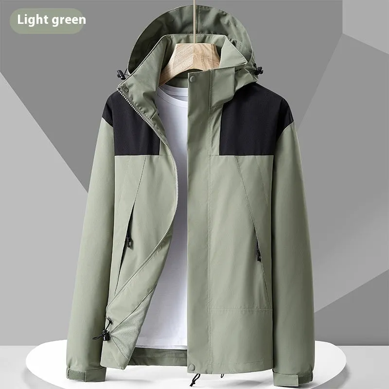 Pamela – Unisex Waterproof Colorblock Windbreaker