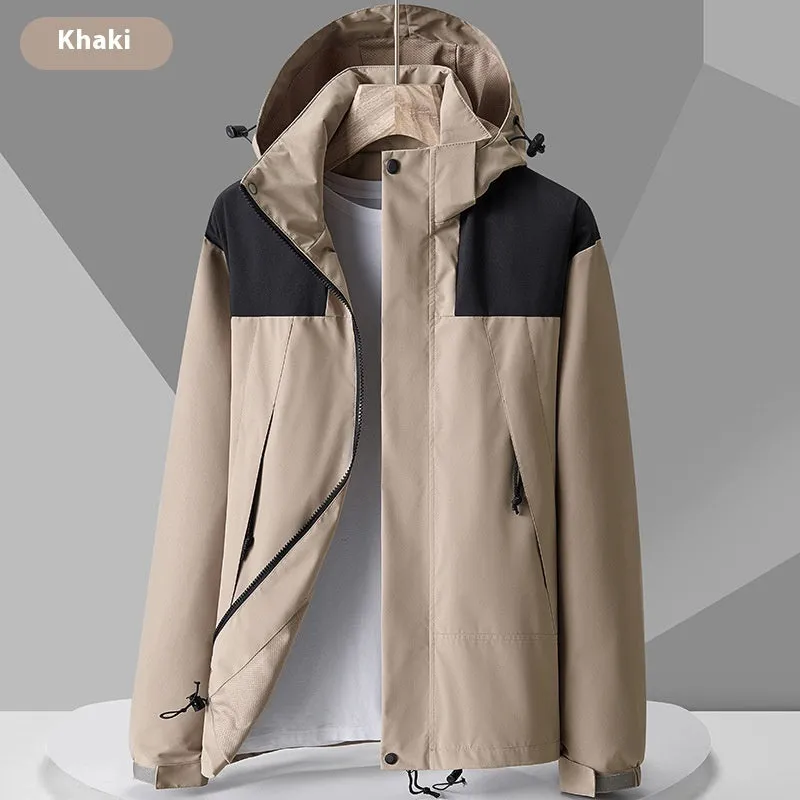 Pamela – Unisex Waterproof Colorblock Windbreaker