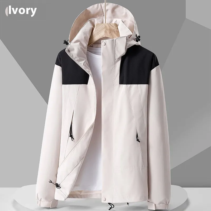 Pamela – Unisex Waterproof Colorblock Windbreaker