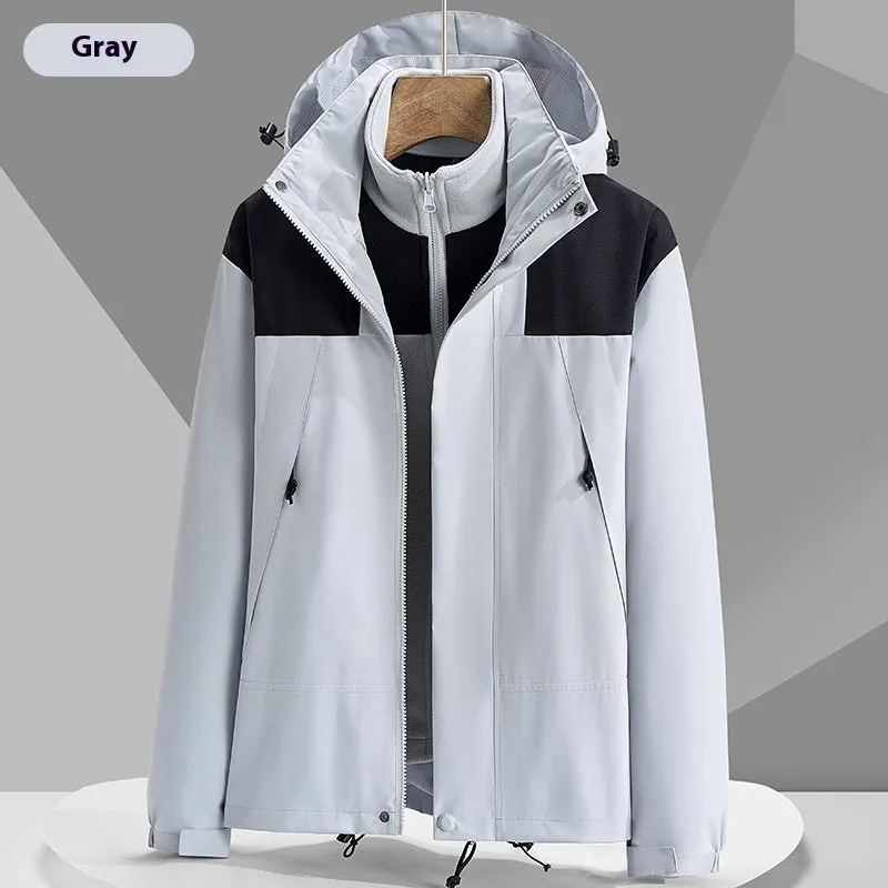 Pamela – Unisex Waterproof Colorblock Windbreaker