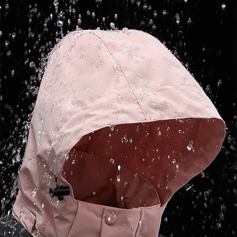 Pamela – Unisex Waterproof Colorblock Windbreaker