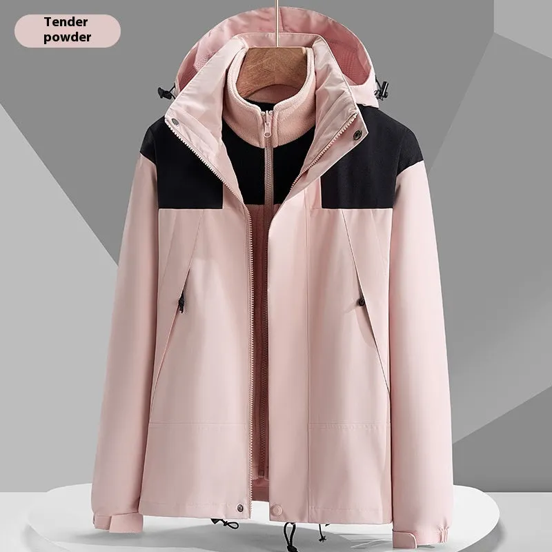 Pamela – Unisex Waterproof Colorblock Windbreaker