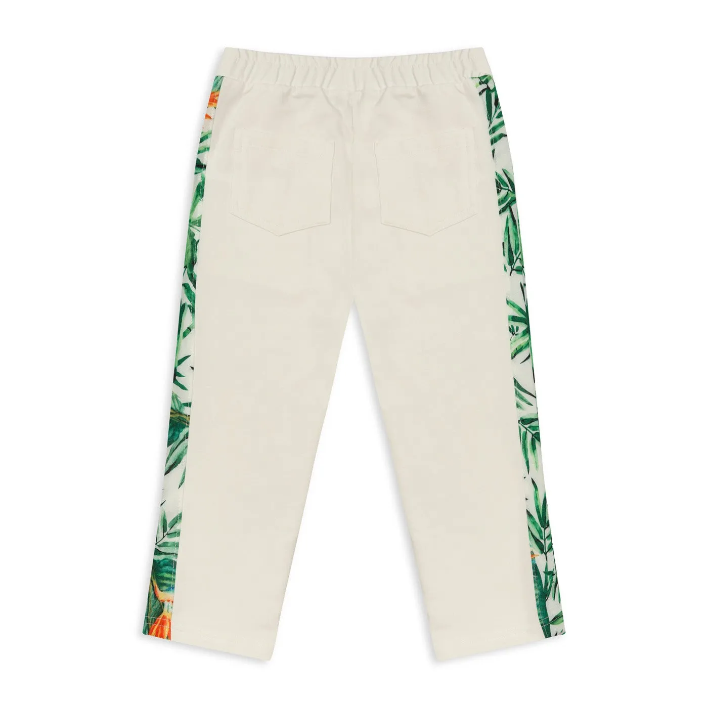 Panco Girl's Green  Sweatpants