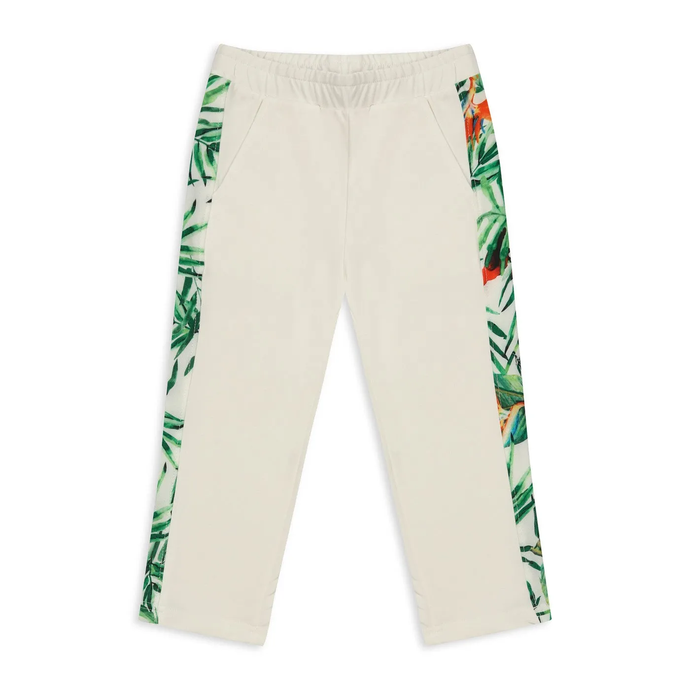Panco Girl's Green  Sweatpants