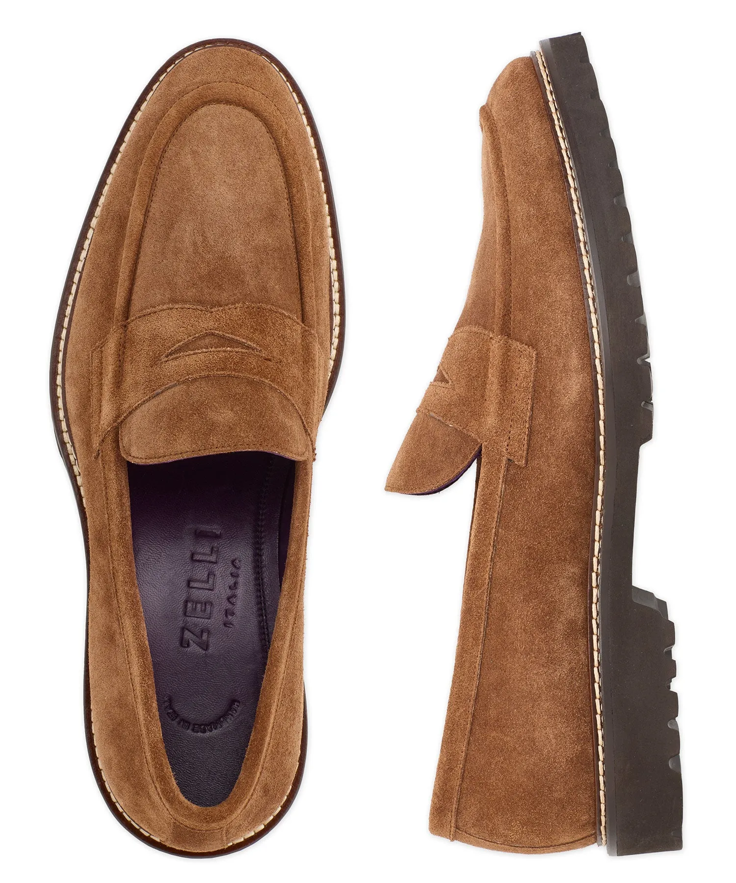 ROMA Countryside Suede Lug Sole Loafer