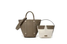 TIANQINGJI Handmade TOGO Leather Picotin Tote Bag - Size Middle (New Version) TIANQINGJI Handmade TOGO Leather Picotin Tote Bag - Size Middle (New Version)